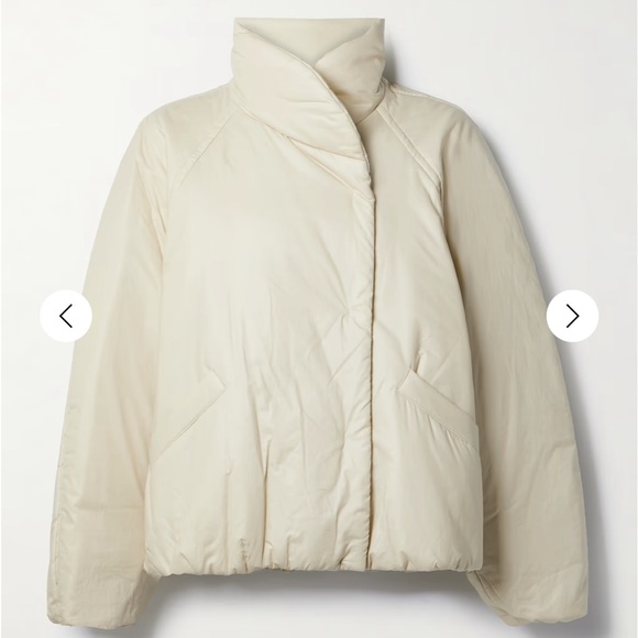 Isabel Marant Dylany double-breasted padded cotton-blend shell jacket NWT - Picture 4 of 5